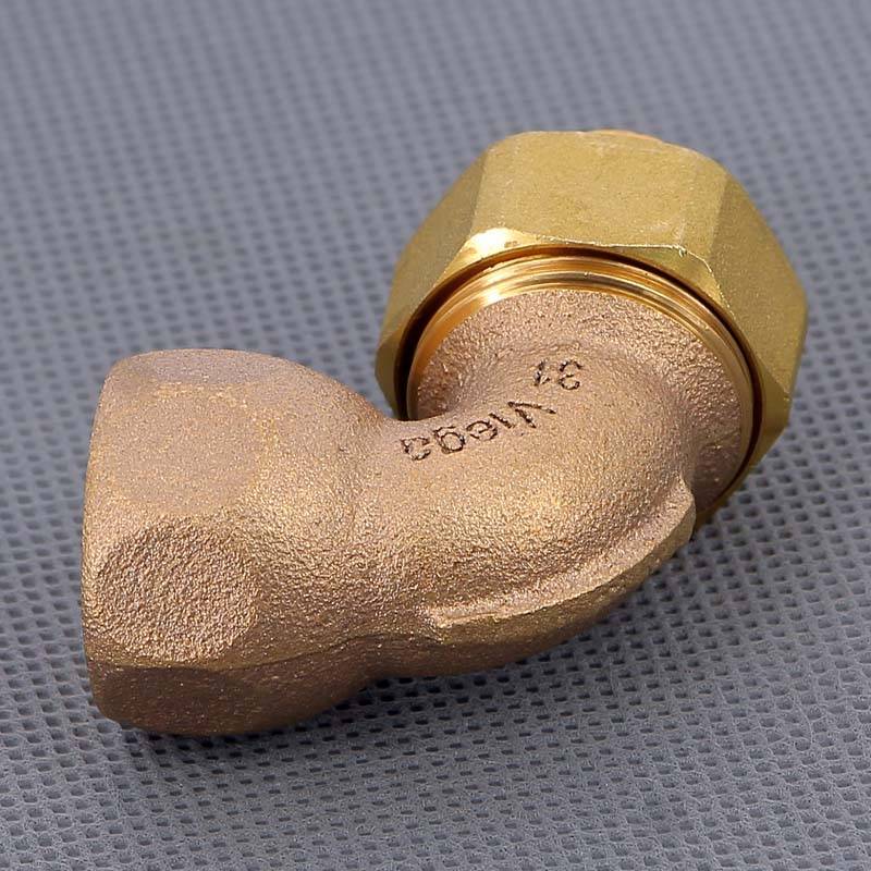 Угол с разъемным соединением пайка-В Viega 15х1/2 коническое уплотнение 114787