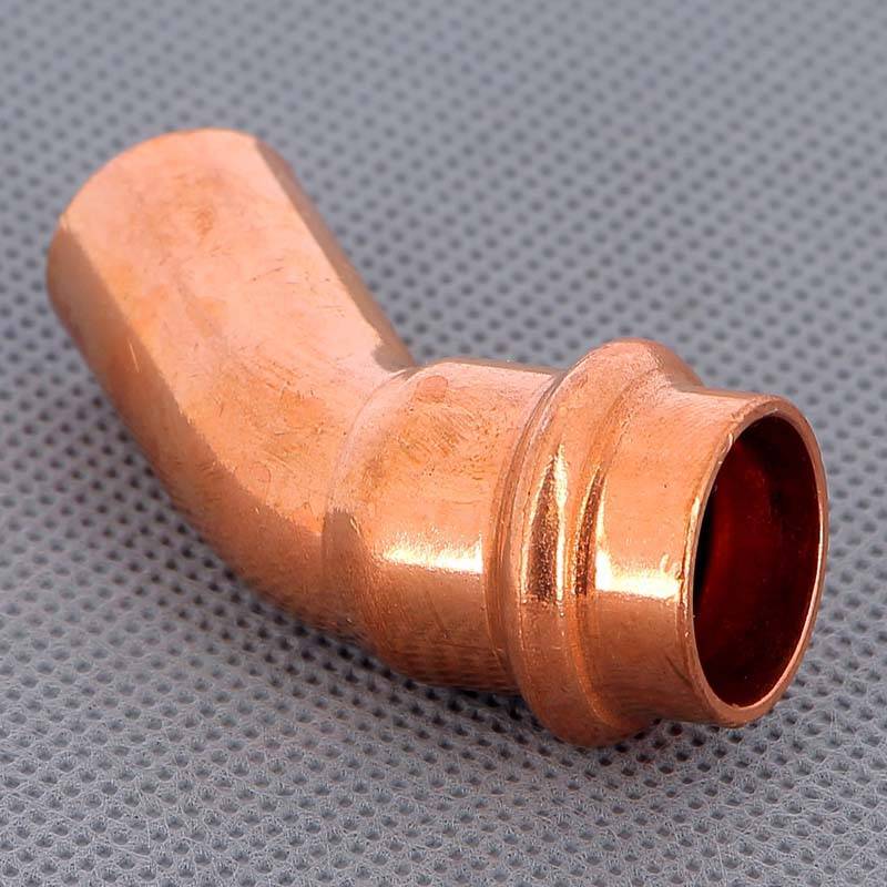 Угол-вставка 45° пресс Viega Profipress 18 мм медь 292560