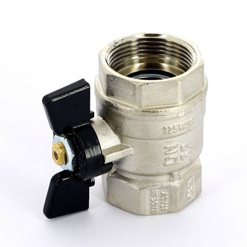 Кран шаровой Bugatti ARIZONA 1 1/4 ВВ бабочка 06020059