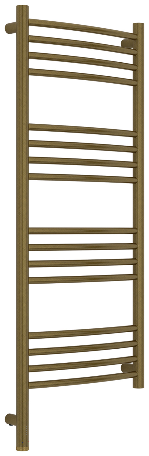 Полотенцесушитель электрический Сунержа Богема 3.1 выгнутая 400x1000 мм левый состаренная бронза браш 05-6002-1040