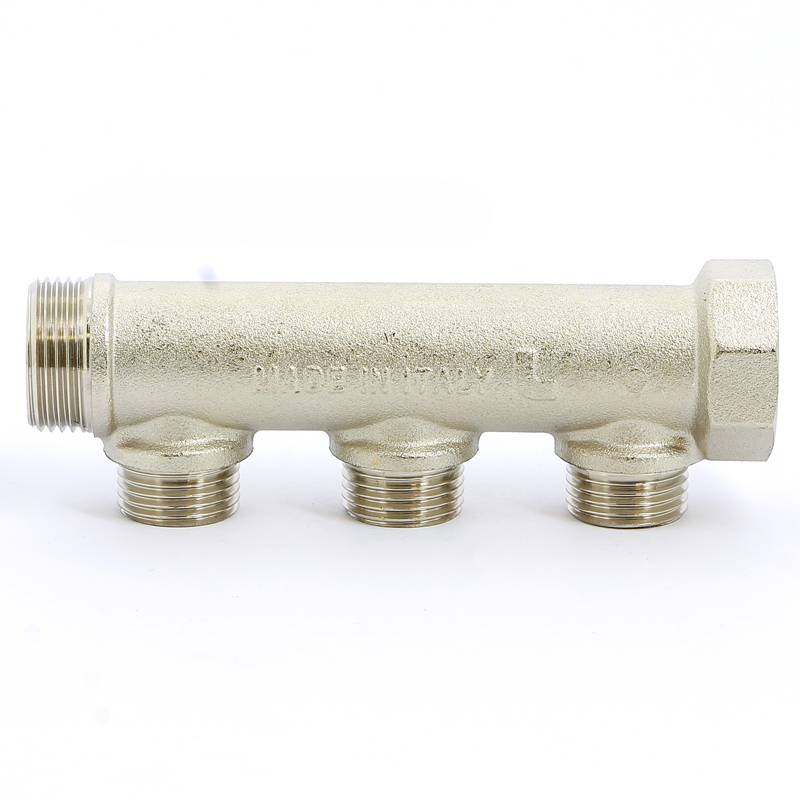 Коллектор никелированный Itap 3/4 НВ 3 выхода 1/2 Н 38 мм 455 3/4-3