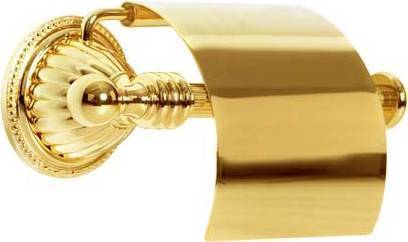 Держатель туалетной бумаги с крышкой Boheme Hermitage золото 10350
