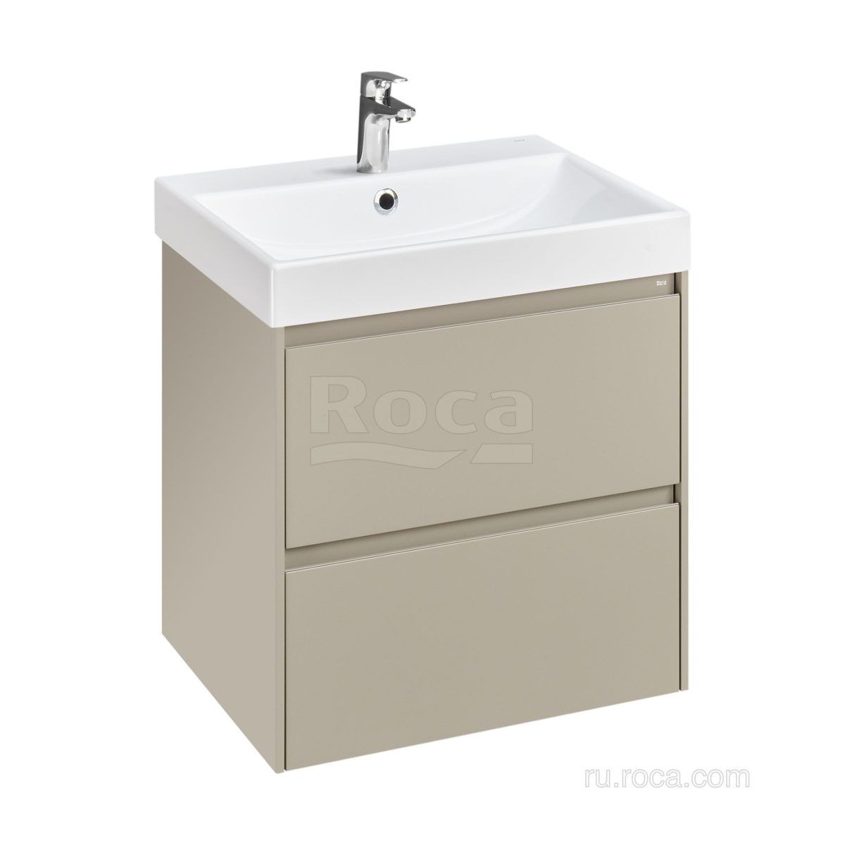Тумба под раковину Roca Ona 60 585х450х565 мм бежево-серый матовый A857613510