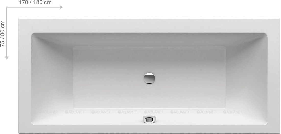 Ванна акриловая RAVAK Formy 01 Slim 180х80 см C881300000