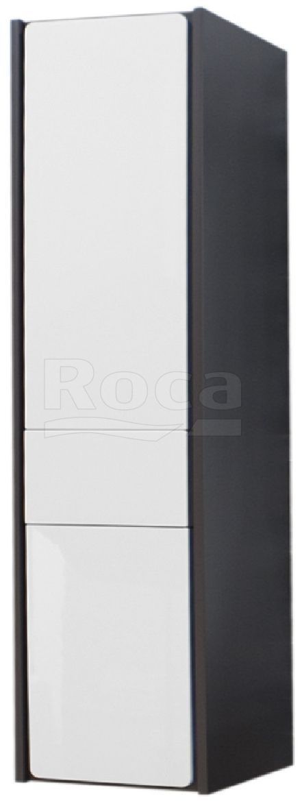 Шкаф-пенал Roca Ronda 320х333х1390 мм белый глянец/антрацит ZRU9302966