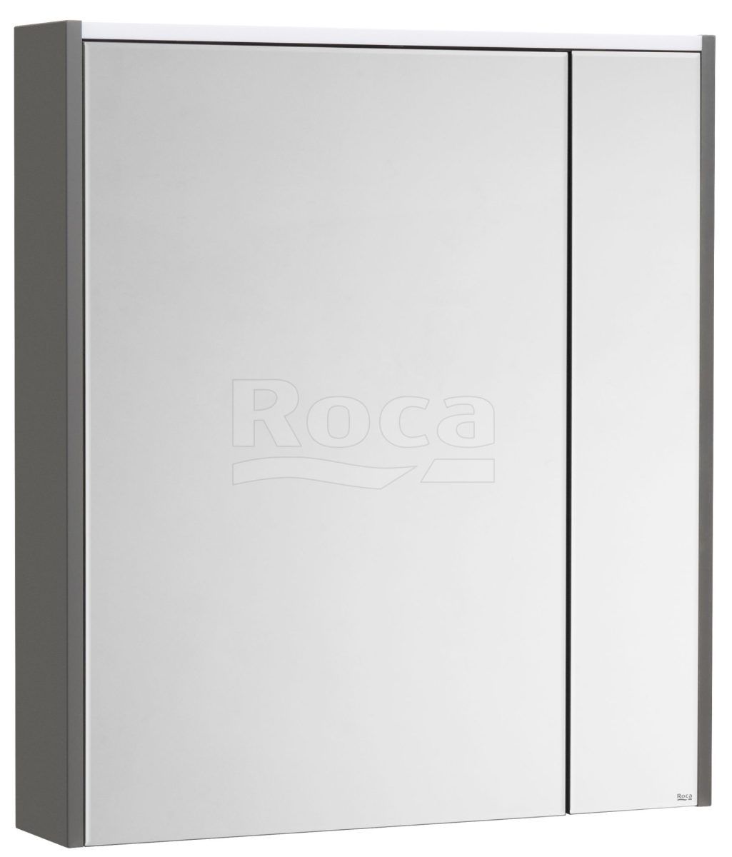 Зеркальный шкаф Roca Ronda 700х145х780 мм белый глянец/антрацит ZRU9302969