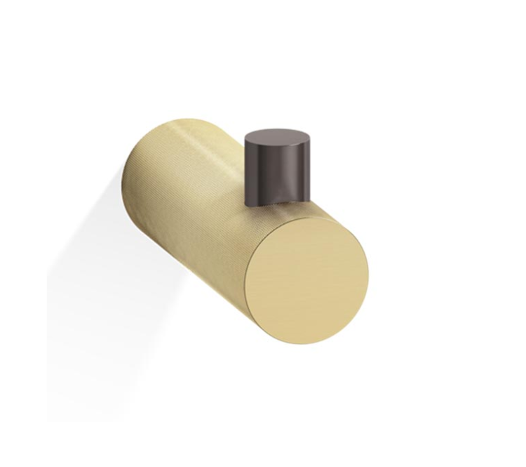 Крючок Decor Walther Club 20x60x30 мм темный металл матовый/матовое золото 0855367