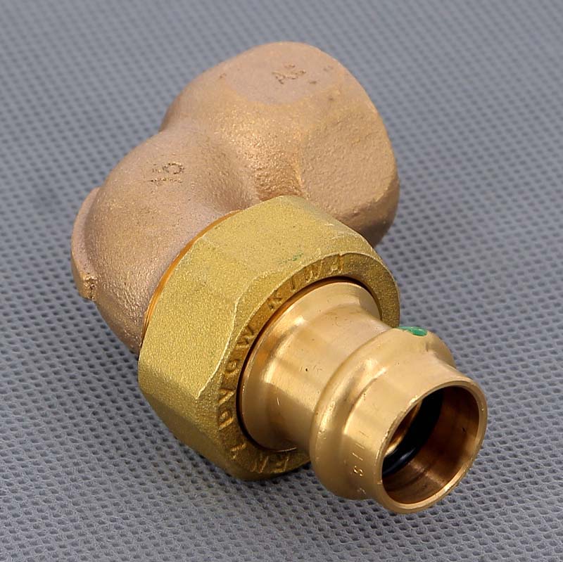 Угол с разъемным соединением пайка-В Viega 18х3/4 коническое уплотнение 216962