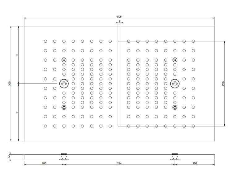 Накладная панель Gessi Afilo для душевой системы 300x500 мм Antique Brass 57010-713