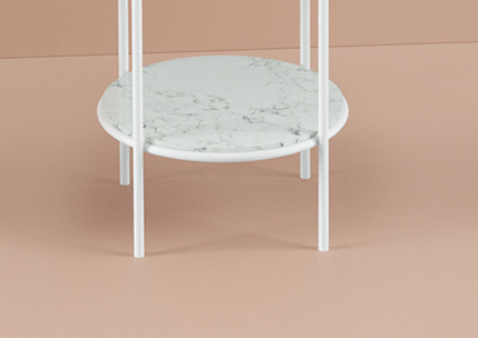 Полка для консоли Artceram Vogue 2.0 Carrara white TFA01247