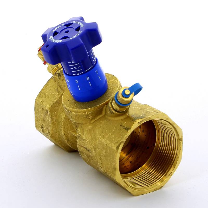 Клапан балансировочный ручной Cimberio CIM 787OT 2 ВВ с 2 ниппелями CIM 787OT 2