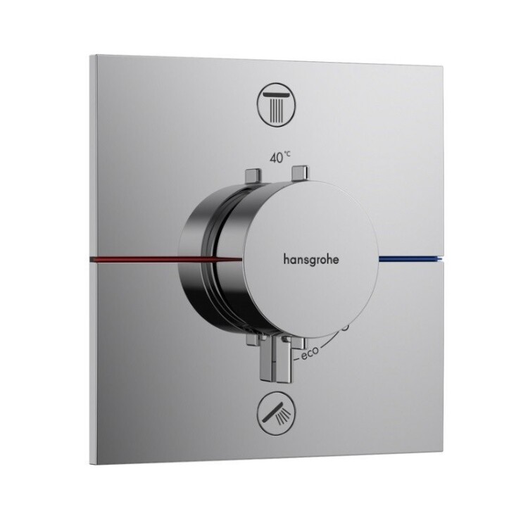 Смеситель для душа встраиваемый Hansgrohe ShowerSelect Comfort E на 2 потребителя хром 15356000