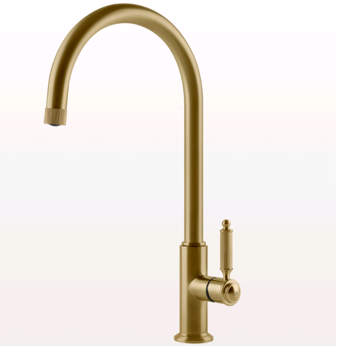 Смеситель для кухни Gessi VENTI20 золото брашированное 60620716