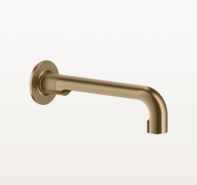 Излив, Gessi, Inciso, для раковины, цвет-Warm Bronze Brushed PVD