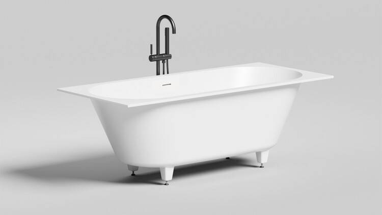 Ванна Salini Ornella Axis Kit 1800x800x600 мм белый матовый 103521M