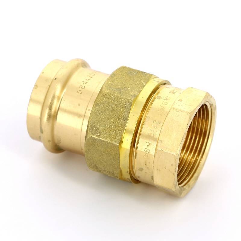 Муфта разъемная IBP >B< Press 42 мм х 1 1/2 ВР бронза P4330G04212000