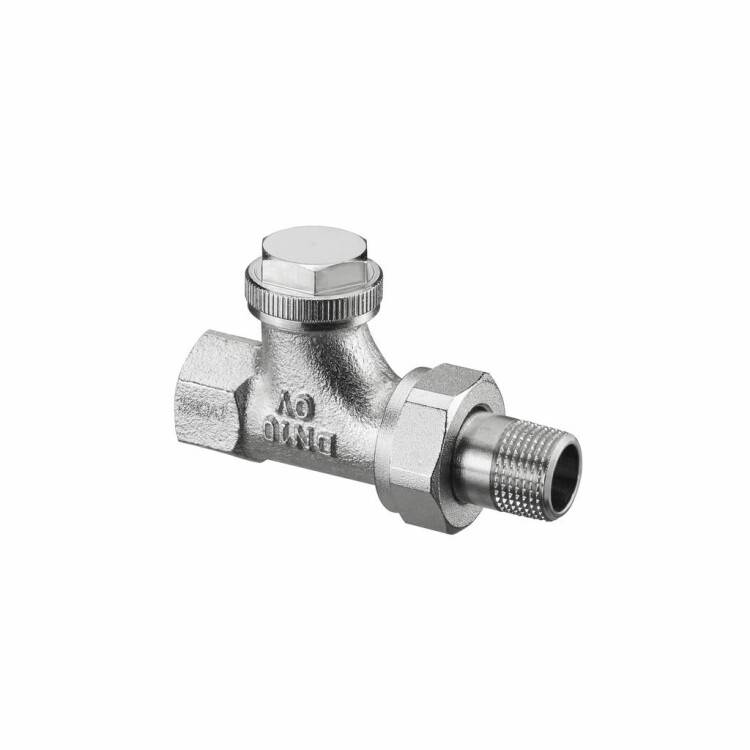 Вентиль запорный проходной Oventrop Combi 3 DN 15 1/2 никелированный 1090462