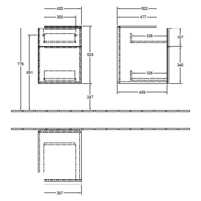Шкаф Villeroy & Boch Venticello A95401VG