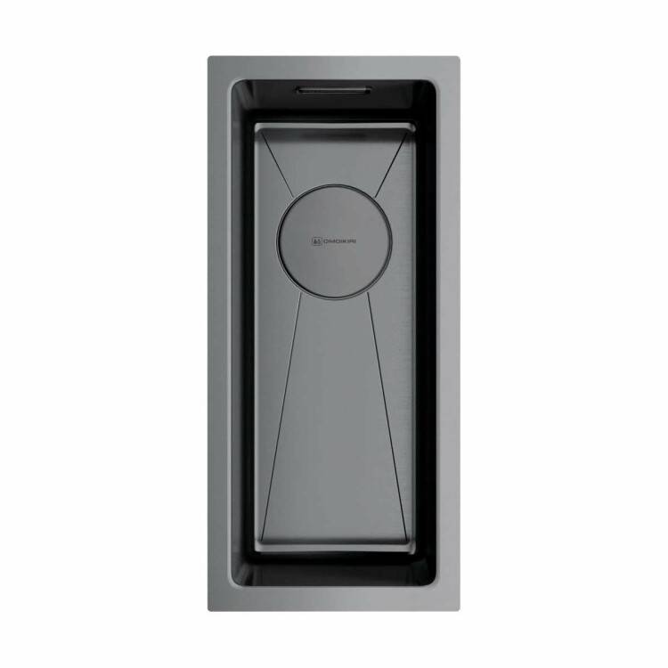 Кухонная мойка OMOIKIRI Taki 20-U/IF вороненая сталь 4973105