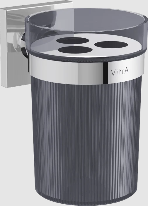 Стакан для зубных щеток VitrA Root хром A44806