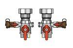 Комплект отсечной арматуры Meibes Поколение 8 для подключения котельного контура M45401.1