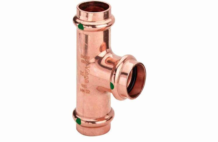 Тройник Viega Profipress с SC-Contur 28x22x22 мм 307899