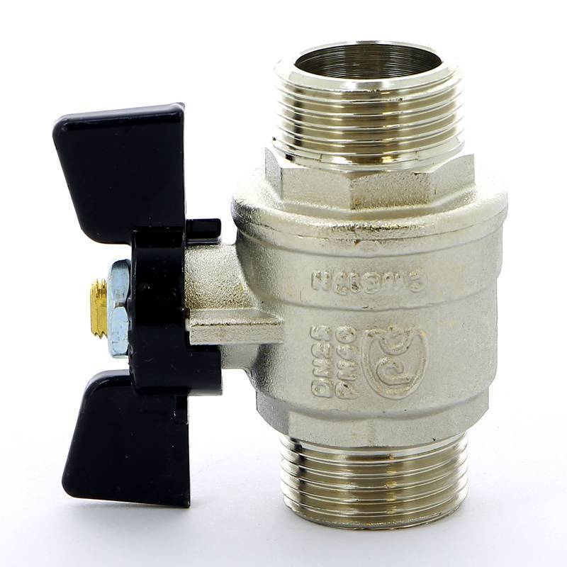 Кран шаровой Bugatti Oregon 327 1 Н-Н полнопроходной с бабочкой 03270032