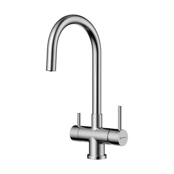 Смеситель для кухни Omoikiri Akita-BN с подключением фильтра нержавеющая сталь 4994086