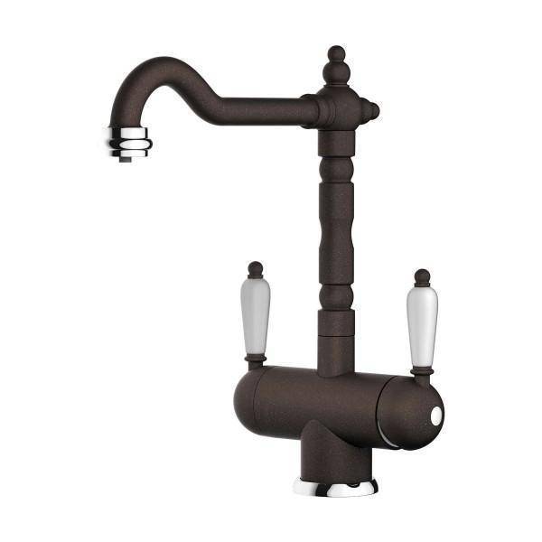 Смеситель для кухни Omoikiri Amagasaki-DC с подключением фильтра темный шоколад 4994070