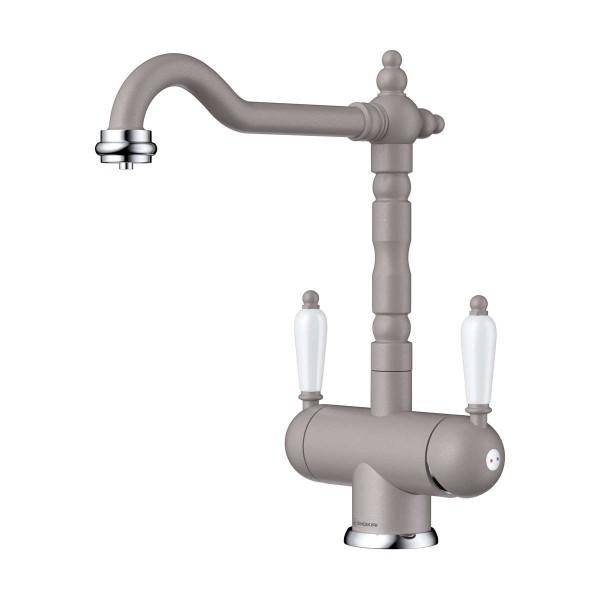 Смеситель для кухни Omoikiri Amagasaki-GR с подключением фильтра Leningrad Grey 4994232