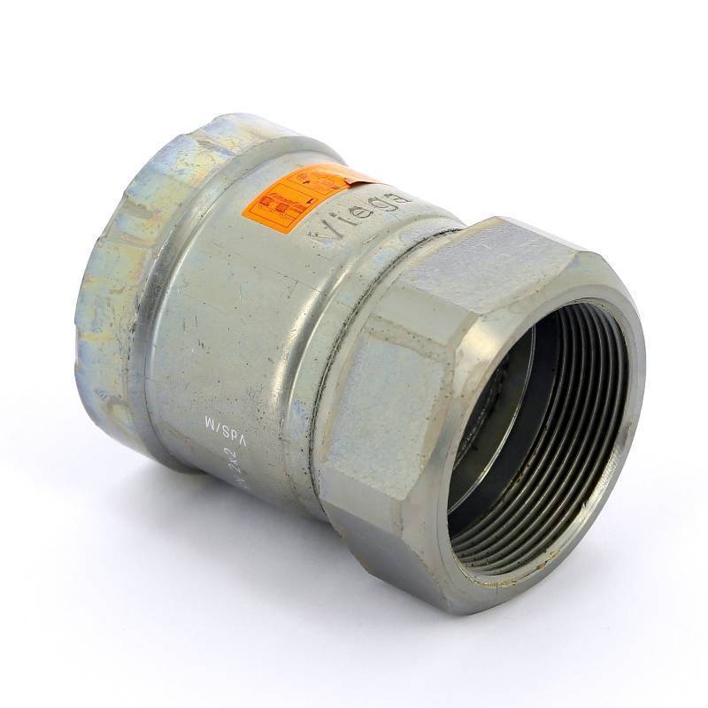 Муфта переходная пресс-В Viega Megapress 2 оцинкованная сталь 695385