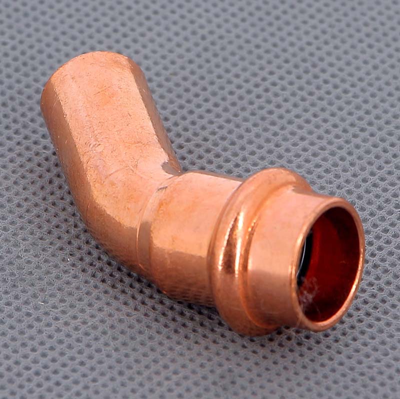 Угол-вставка 45° пресс Viega Profipress 15 мм медь 292508