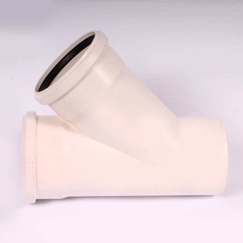 Тройник канализационный REHAU RAUPIANO PLUS 110/110/45° 122984