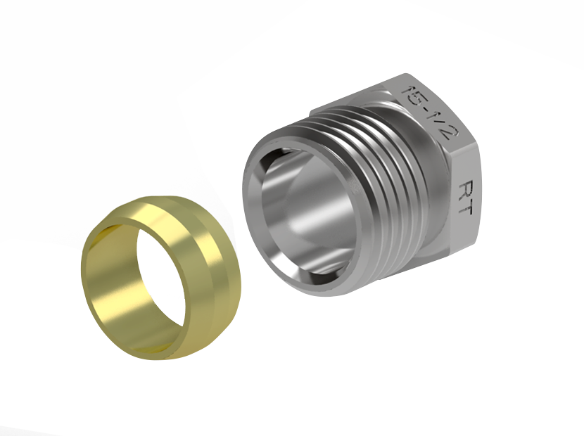 Концовка для монтажной трубки Royal Thermo AXIOpress 1/2 RTE 50.015