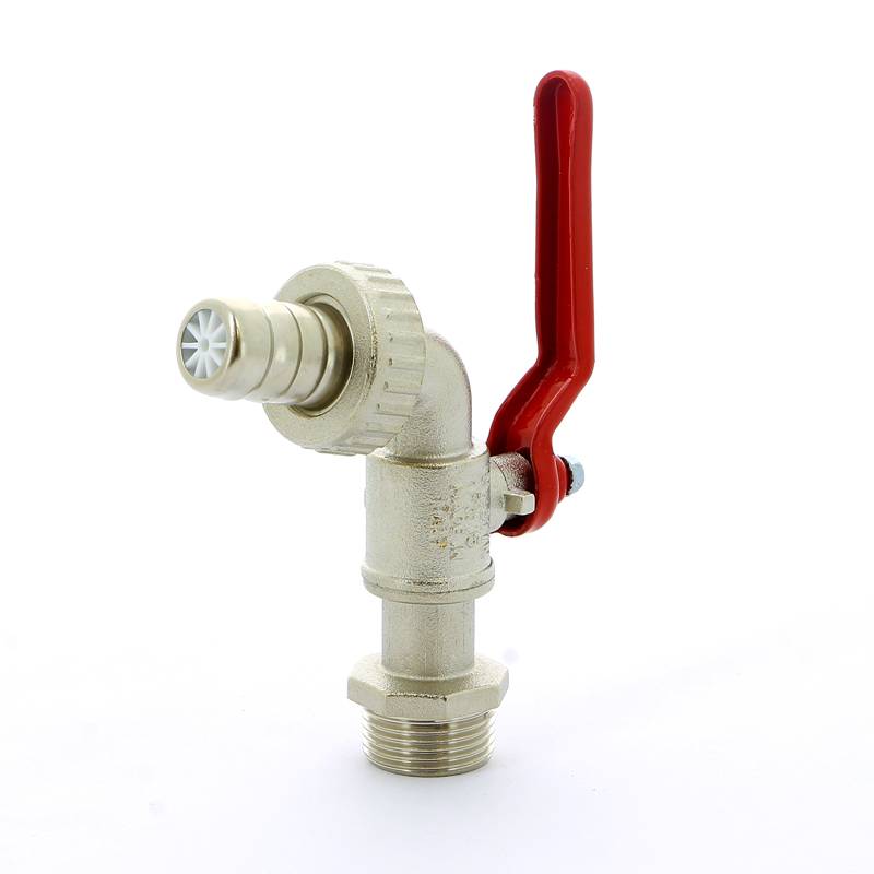 Кран шаровой садовый Itap Garda 166 со штуцером и рычагом 3/4 1660034