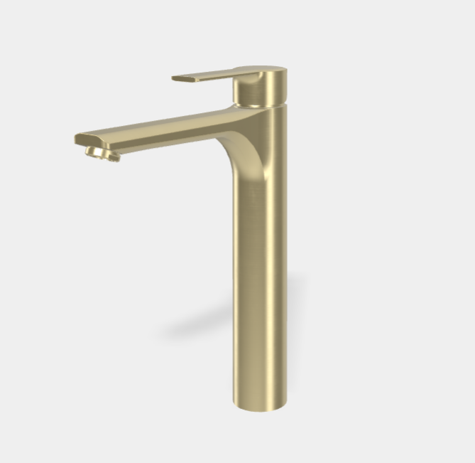 Смеситель для раковины Fima Carlo Frattini Mast однорычажный Brushed Champagne F3131HHS1