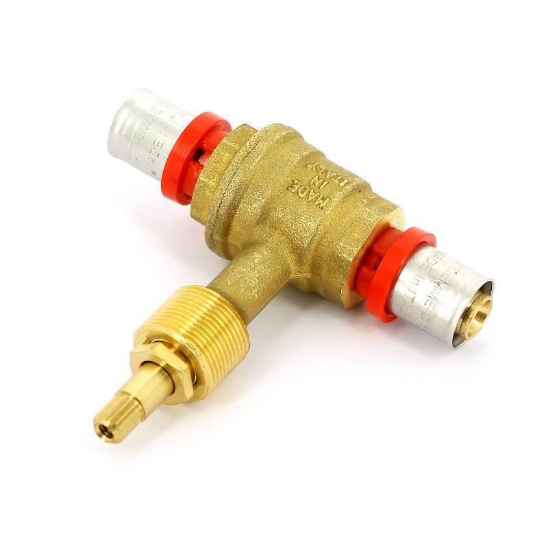 Кран шаровый пресс Tiemme 1680 для скрытого монтажа 16 мм 1680002