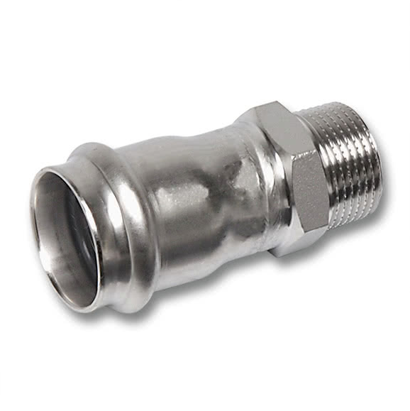 Ниппель переходной SANHA NiroPress 316L 76.1 мм x 2 1/2 ВПр-НР 69243G762123