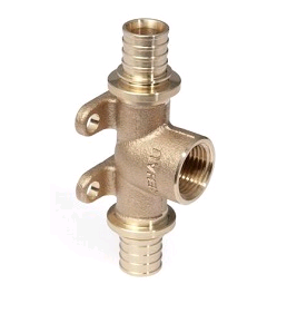 Тройник настенный REHAU RAUTITAN RX+ 16-Rp 1/2-16 бронза 14562913001