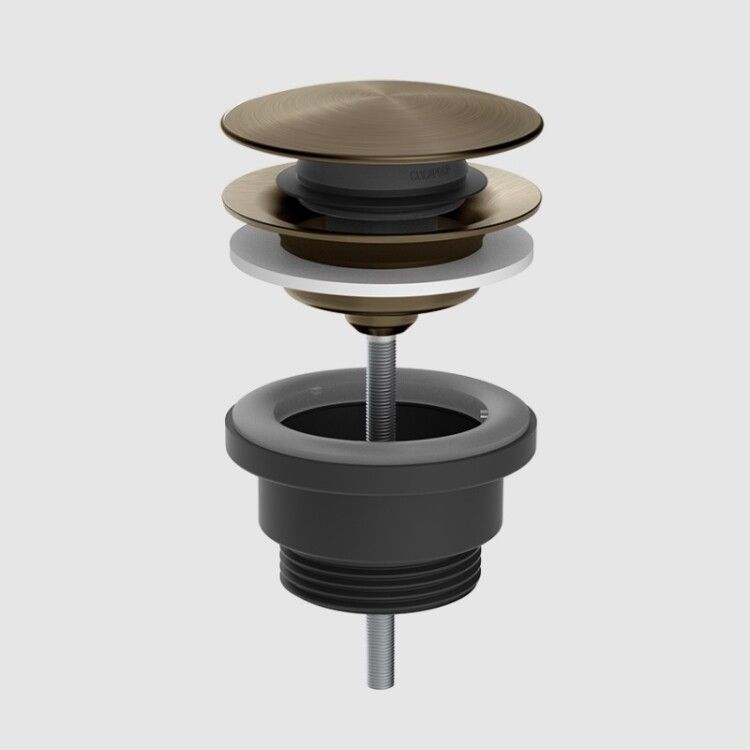 Донный клапан, Gessi, 1 1/4, диаметр, мм-66, для раковины, цвет-Coffee Bronze Brushed PVD