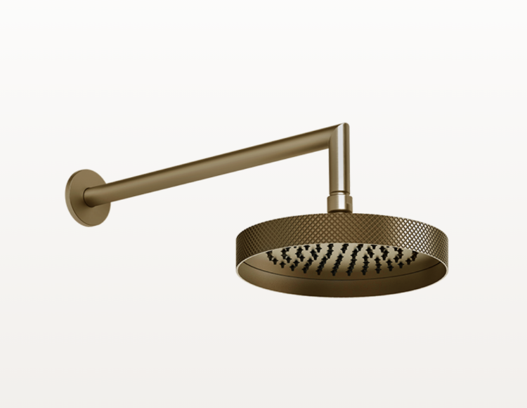 Верхний душ, Gessi, Anello, Diamantao, 218-218, цвет-Deep Bronze Brushed PVD