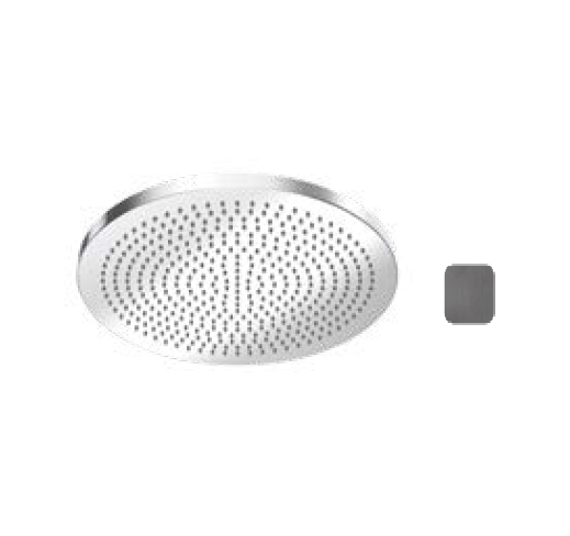 Верхний душ Almar Velvet 301x301 мм настенный/потолочный Gun Metal Brushed PVD HOGE044306GM