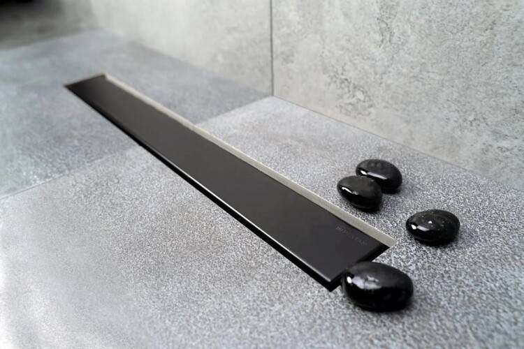 Душевой лоток Peštan Confluo Frameless Line Matte Black 750 мм 13701321