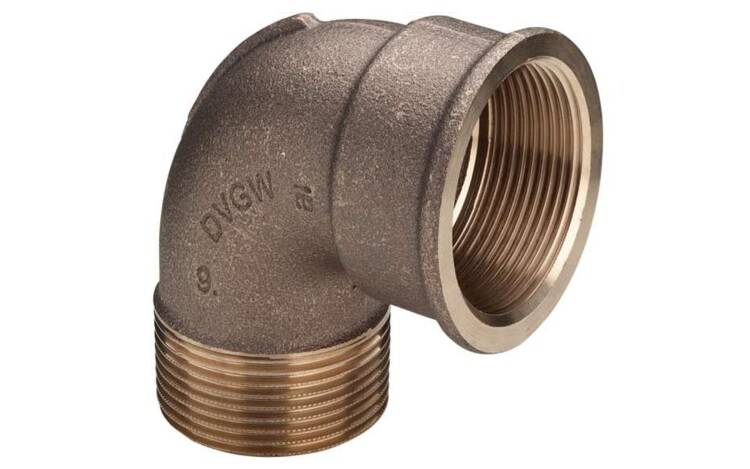 Угольник 90° Viega 2 НВ бронза 264147