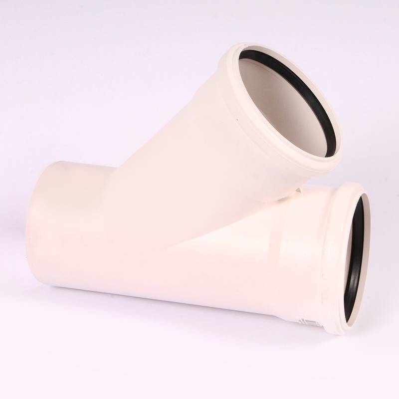 Тройник канализационный REHAU RAUPIANO PLUS 110/110/45° 122984