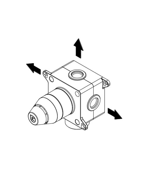 Внутренняя часть переключателя потоков Ritmonio PM00706