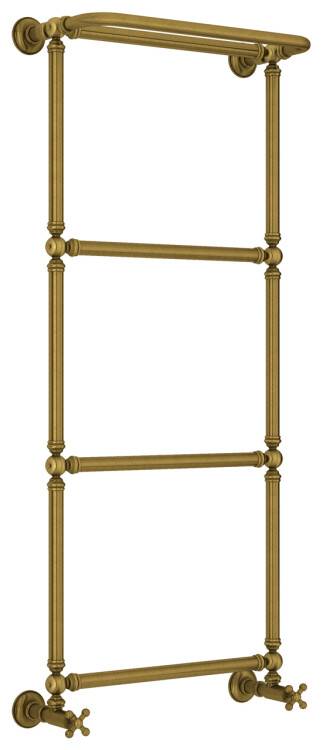 Полотенцесушитель водяной Сунержа Ренессанс 1386 1260x500 мм нижнее подключение состаренная бронза 050-0281-1250