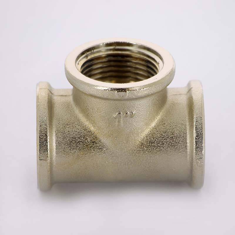 Тройник никелированный Uni-Fitt 1 ВР-ВР-ВР 615N4440