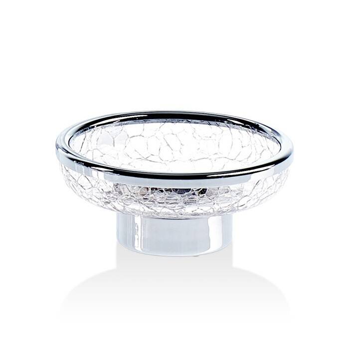 Мыльница настольная Decor Walther Crack хром 0932900