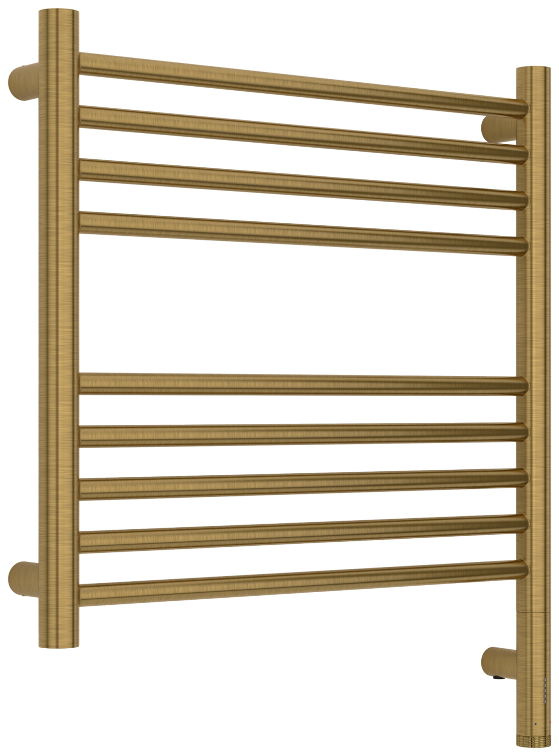 Полотенцесушитель электрический Сунержа Богема 3.1 прямая 500x500 мм правое подключение состаренная латунь браш 051-6005-5050